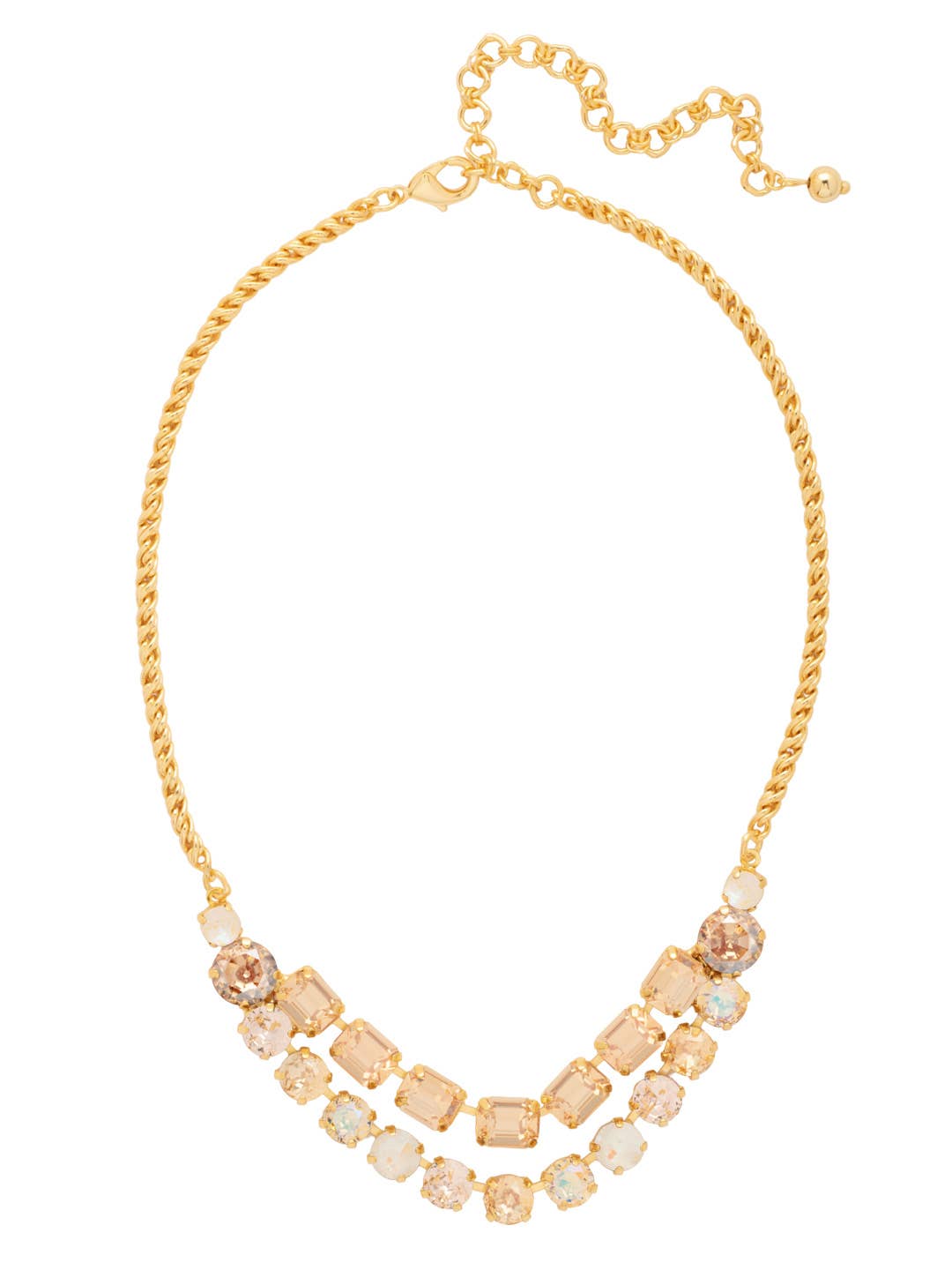 Zelie Tennis Necklace - Golden Goddess