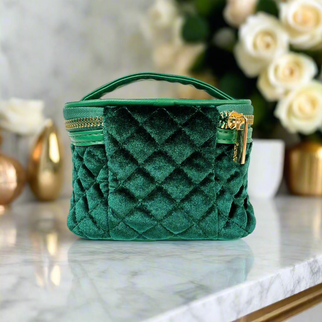 PurseN Getaway Jewelry Case - Emerald Velvet - Gabrielle's Biloxi