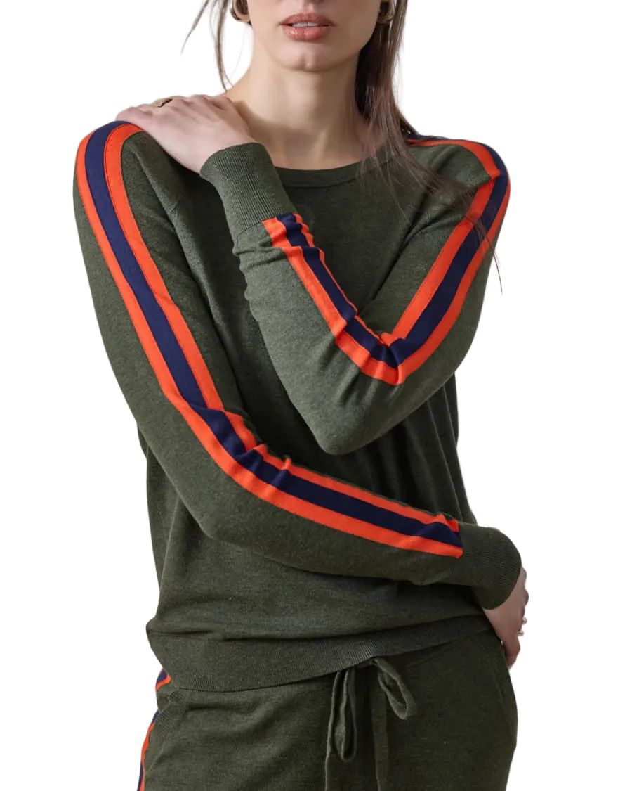 Crew Neck Sweatshirt - Military