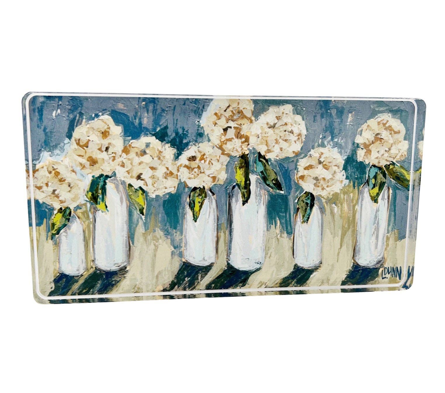 Hydrangea Acrylic Block - Gabrielle's Biloxi