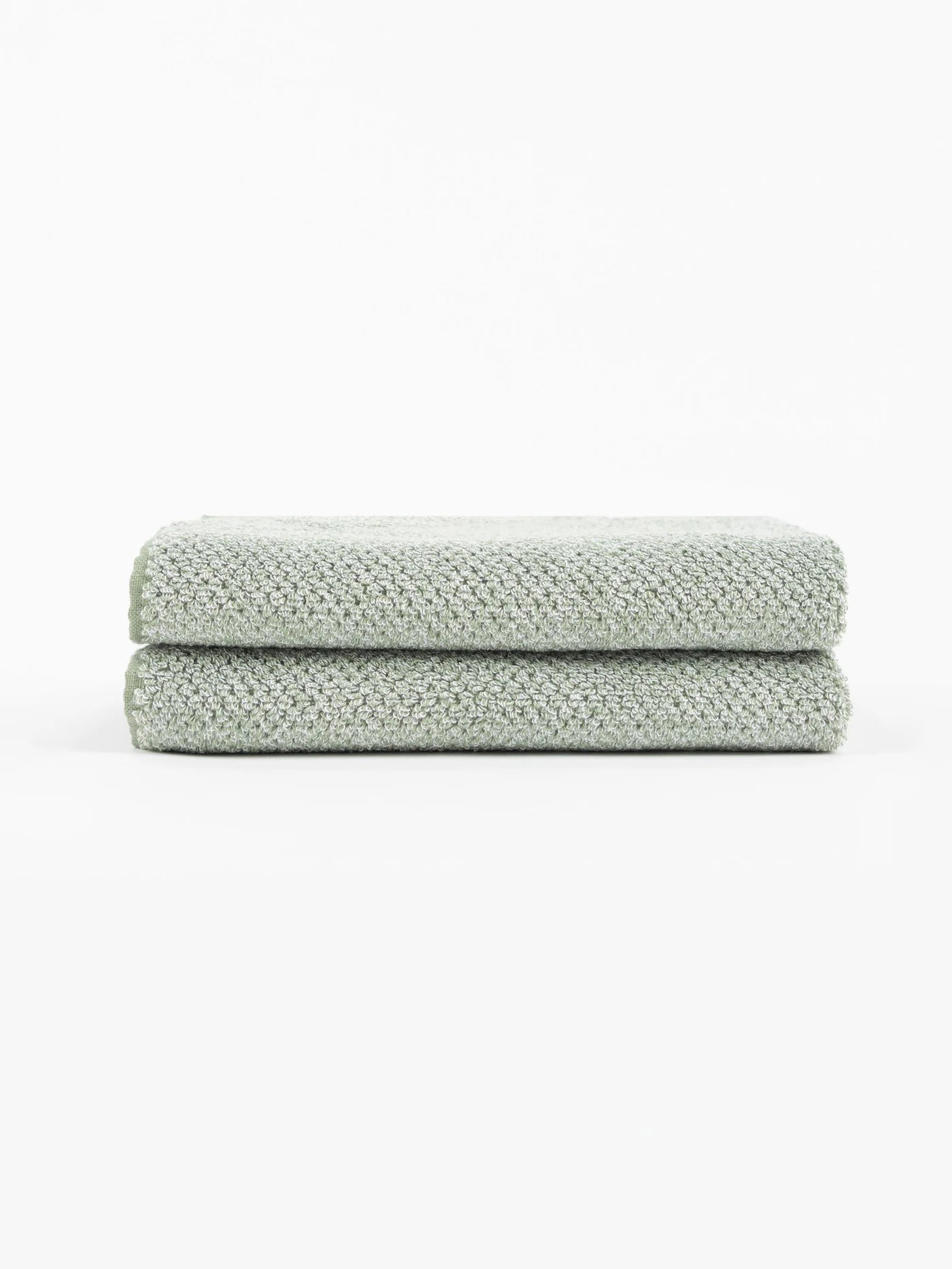 Cozy Earth Nantucket Hand Towels - Heathered Sage