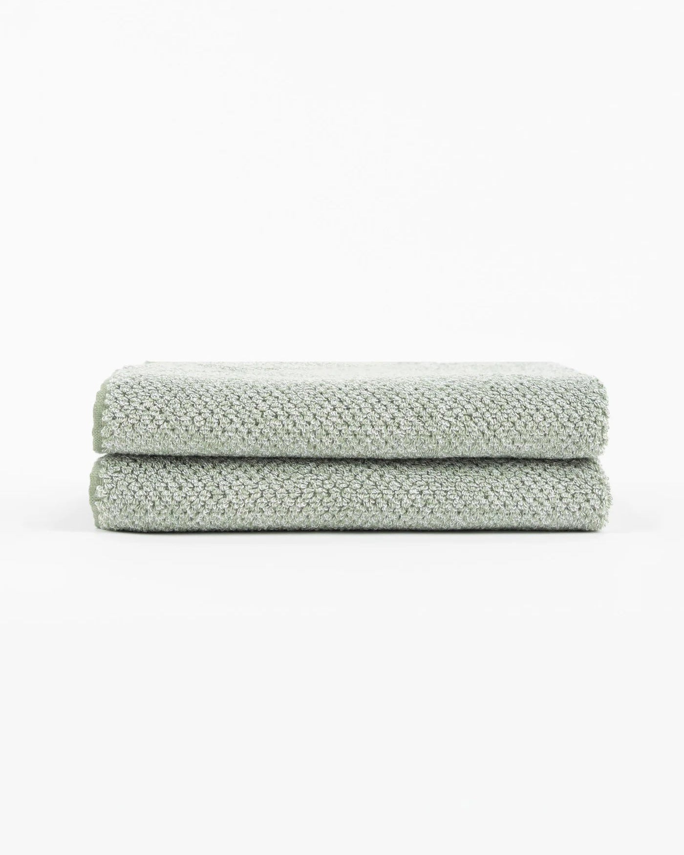 Cozy Earth Nantucket Hand Towels - Heathered Sage
