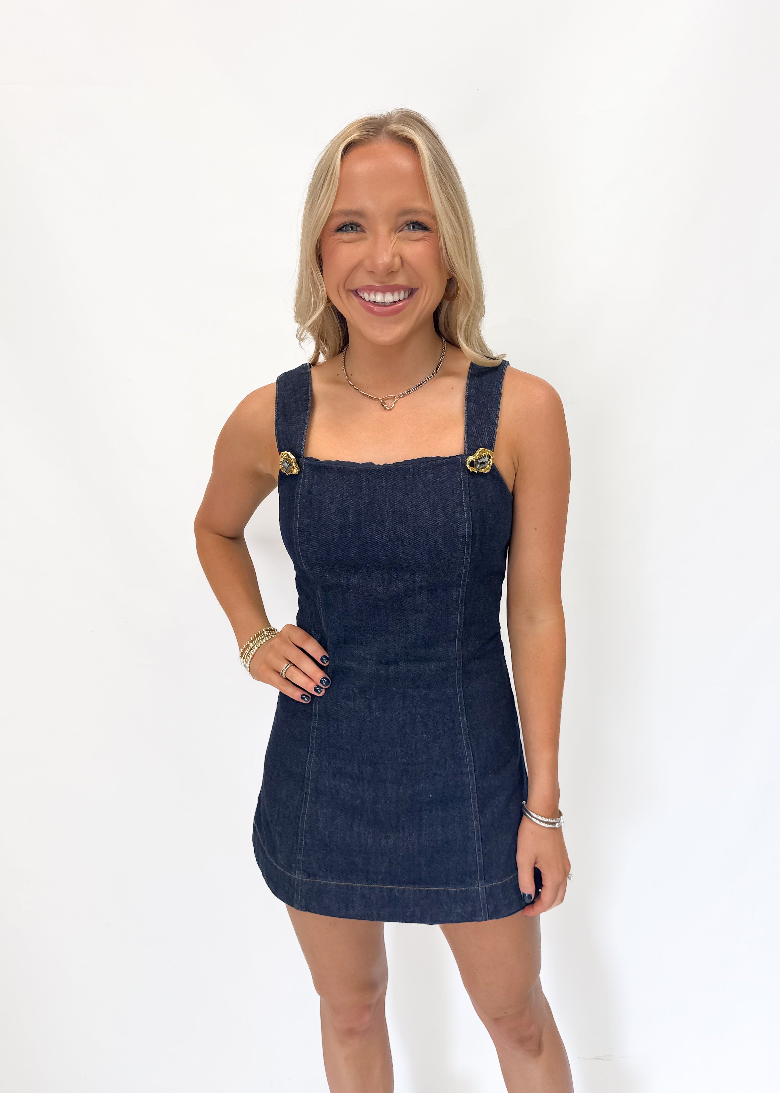 Caryl Romper - Indigo - Gabrielle's Biloxi