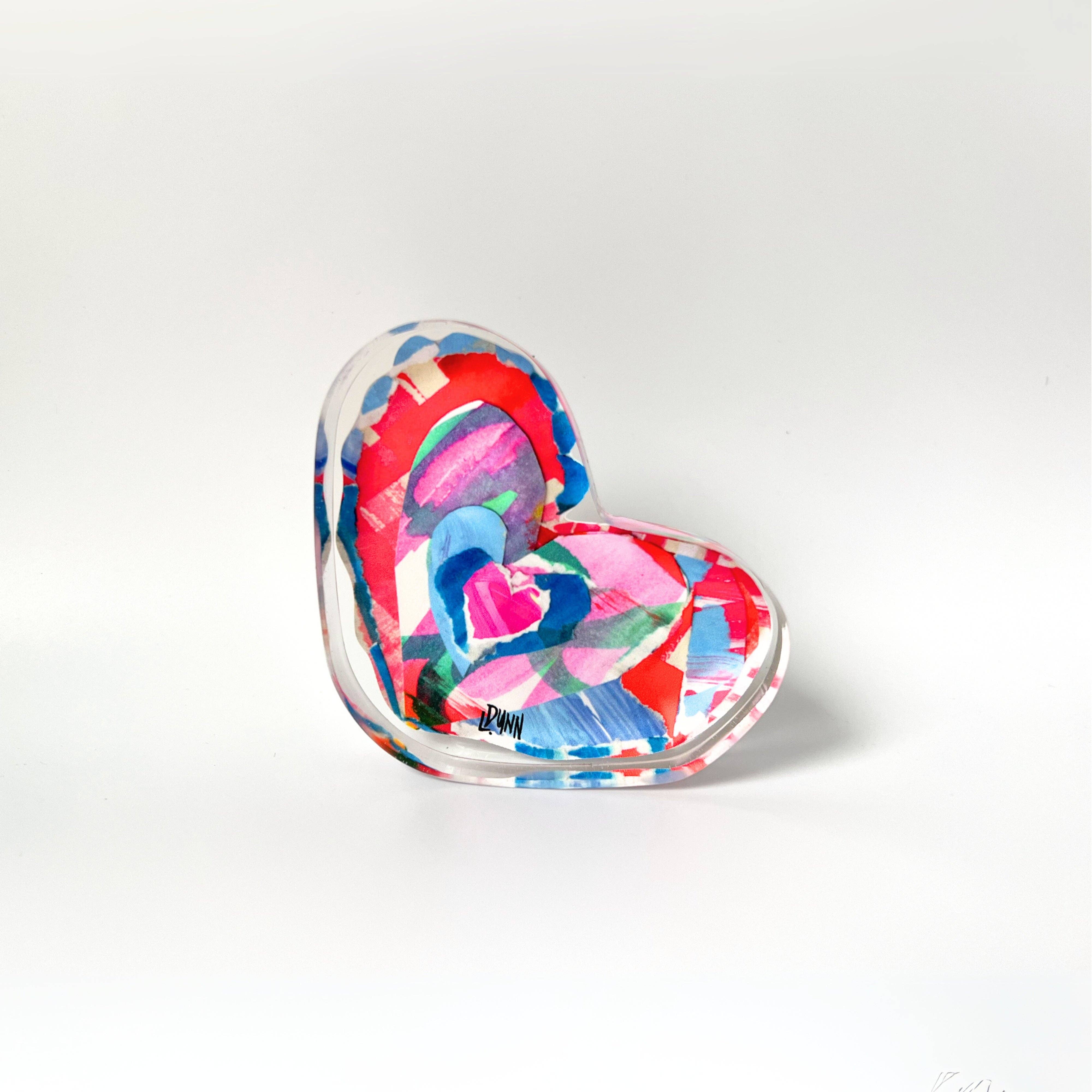 Scalloped Heart Acrylic Block - Gabrielle's Biloxi