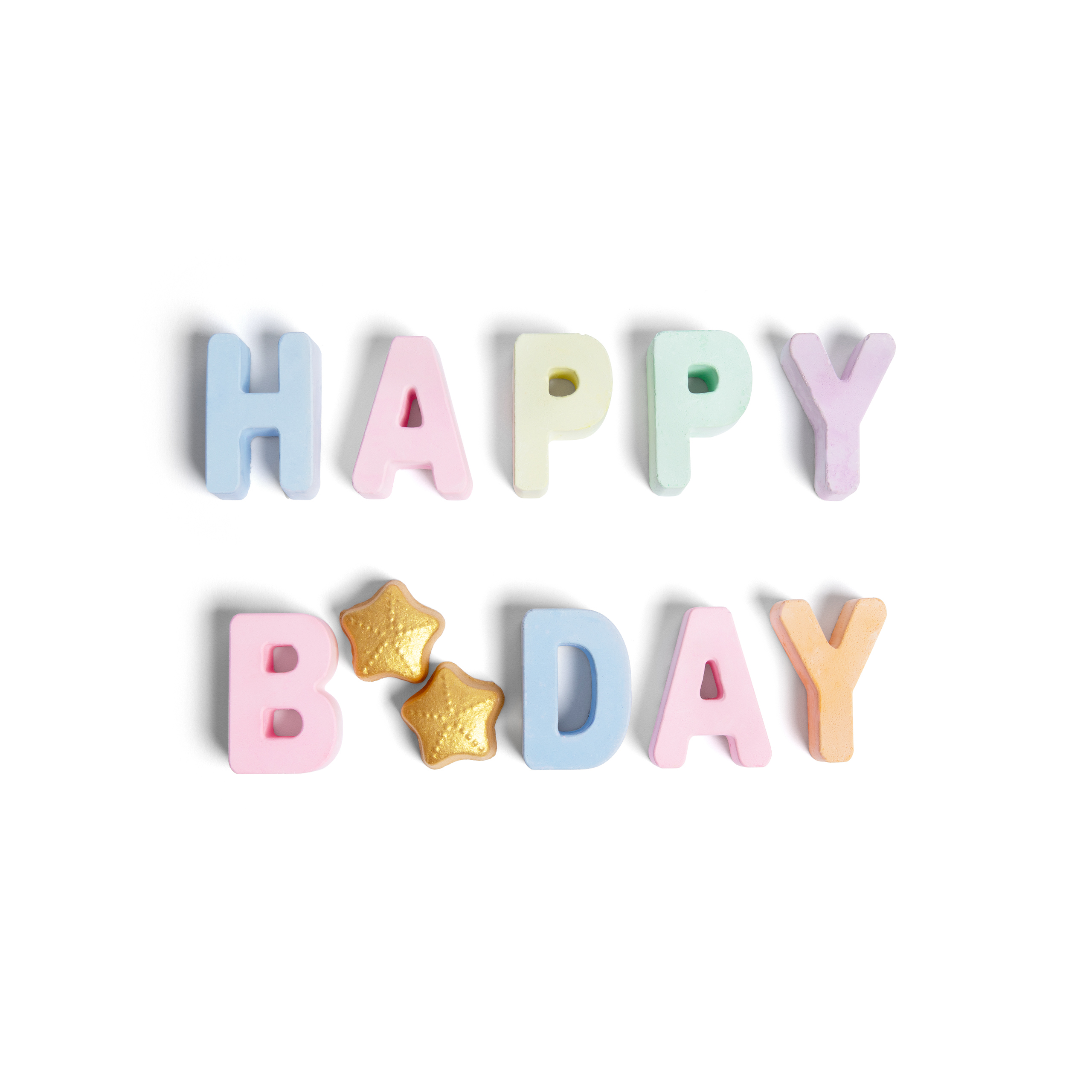 Happy Birthday Handmade Sidewalk Chalk - Gabrielle's Biloxi