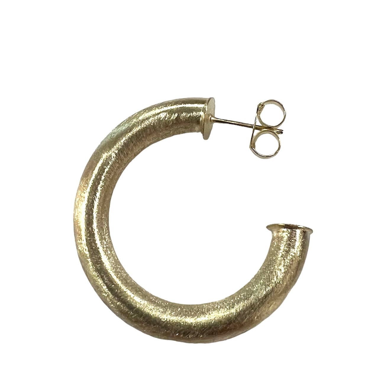 Sheila Fajl Salerno Hoops - Brushed Gold - Gabrielle's Biloxi