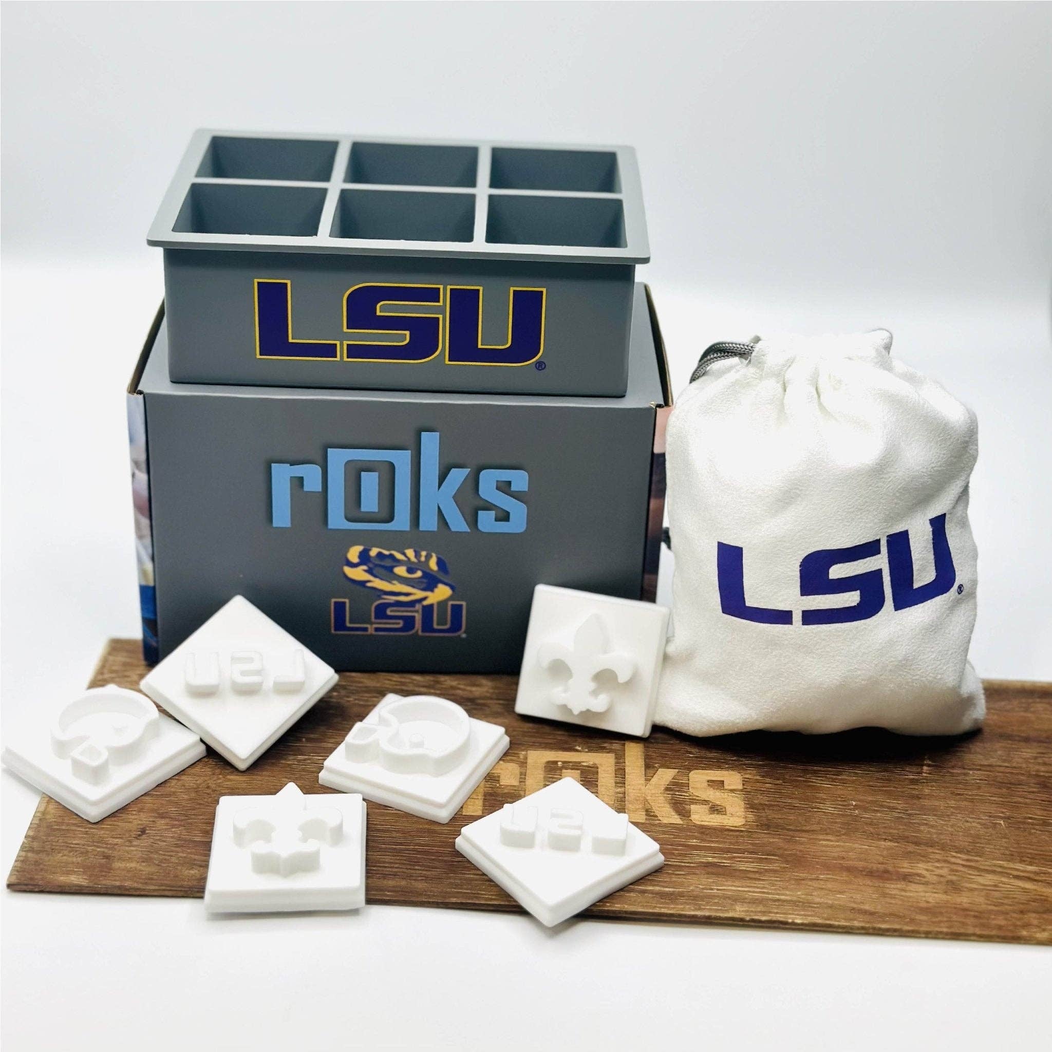 LSU Custom Cocktail Ice Tray - Bundle - Gabrielle's Biloxi