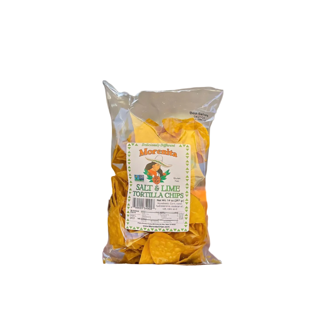Salt & Lime Artisan Corn Tortilla Chips - Gluten Free - Gabrielle's Biloxi