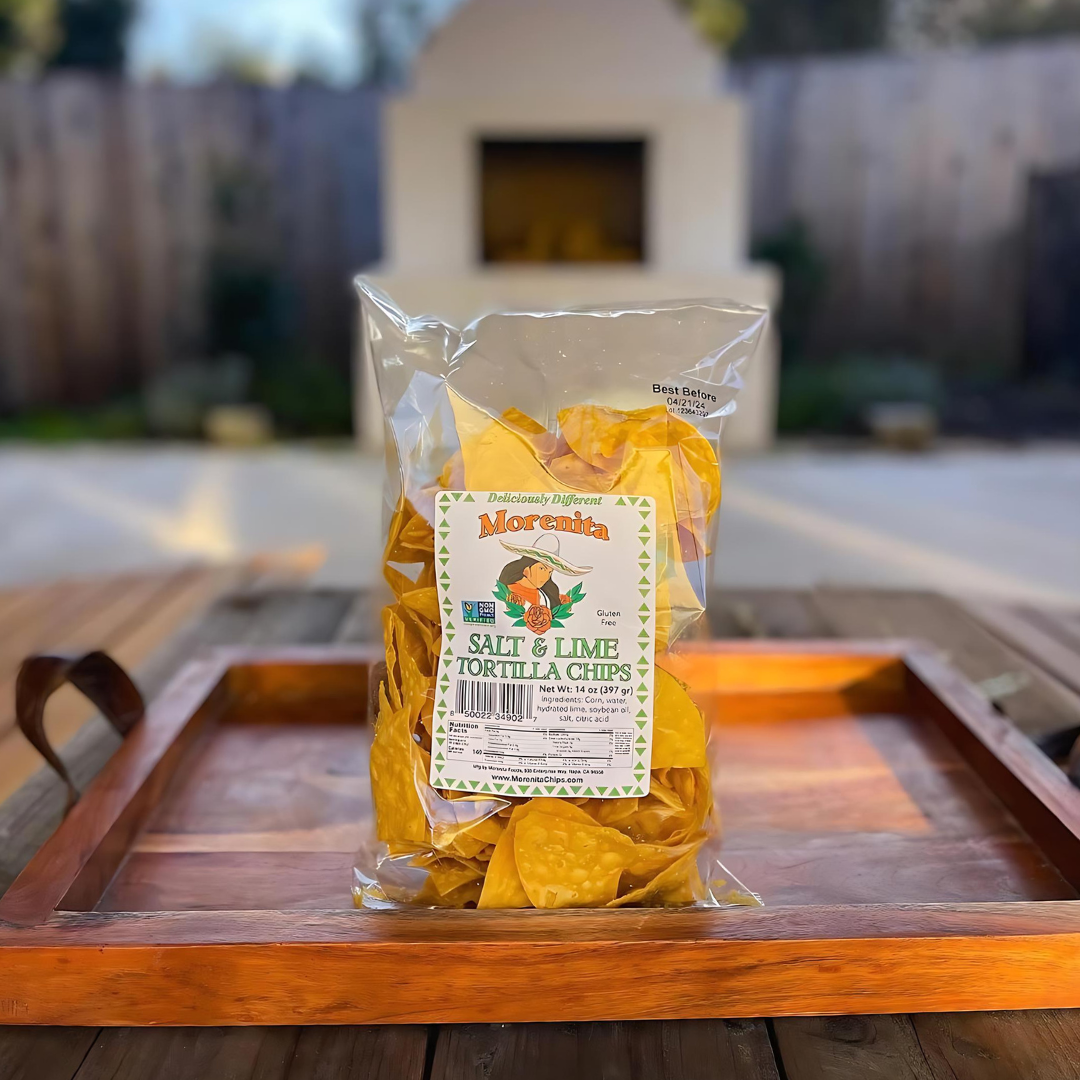 Salt & Lime Artisan Corn Tortilla Chips - Gluten Free - Gabrielle's Biloxi