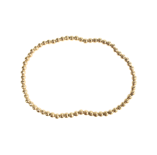 Erin Gray 3mm Gold Filled Karma Waterproof Bracelet - Gabrielle's Biloxi