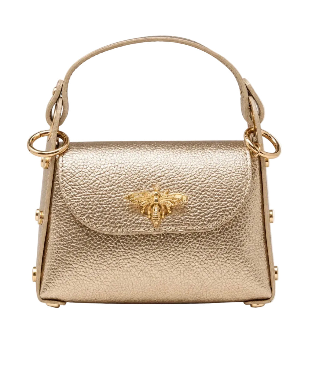 German Fuentes Genuine Italian Bumblebee Mini Bag - Gold - Gabrielle's Biloxi
