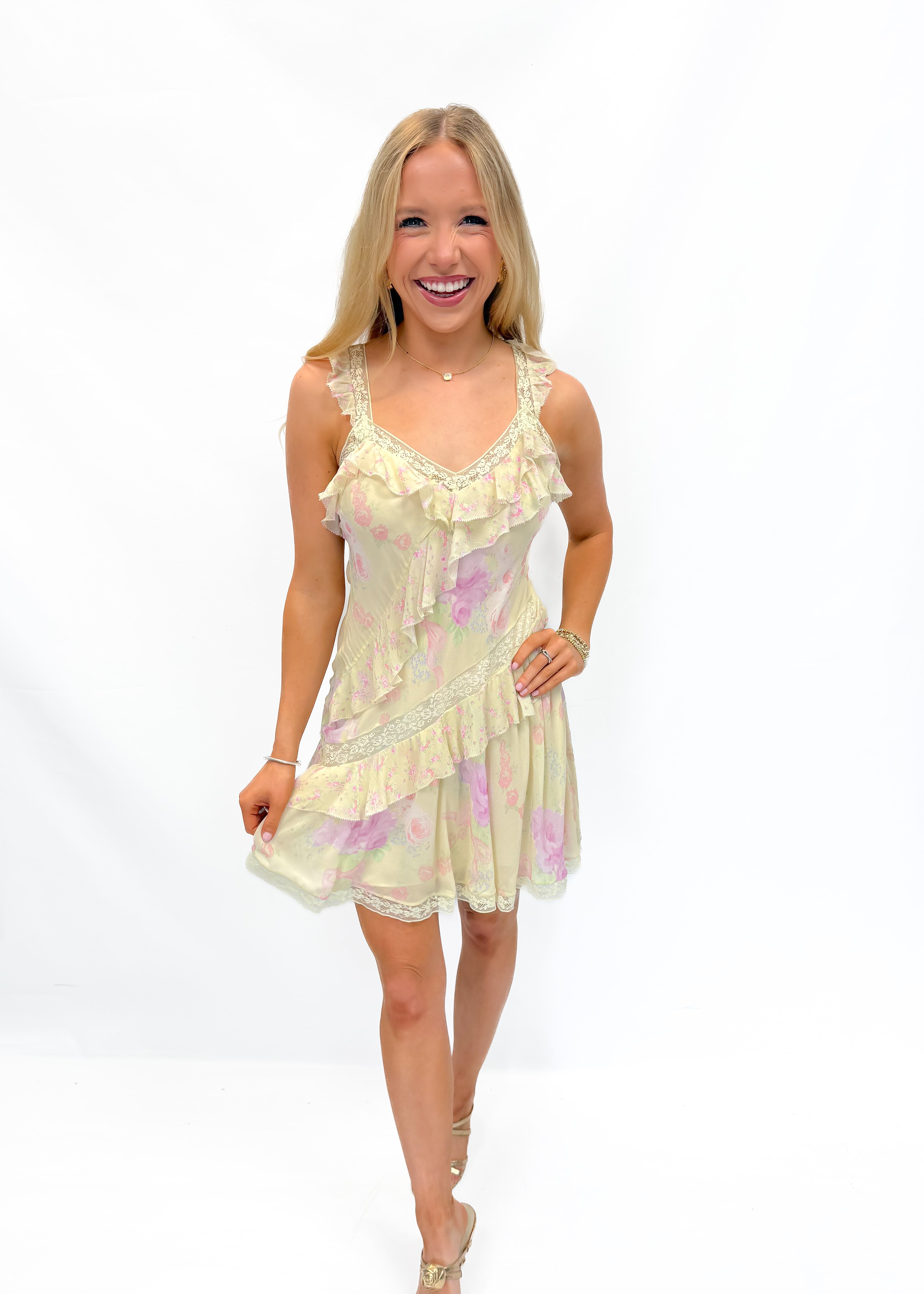 Love Shack Fancy Serima Dress - Sunny Pop - Gabrielle's Biloxi