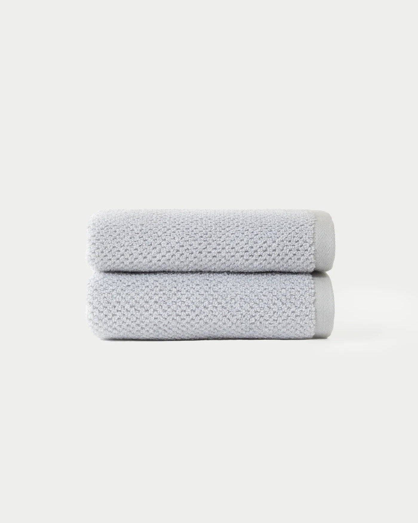 Cozy Earth Nantucket Hand Towels - Heathered Harbor Mist