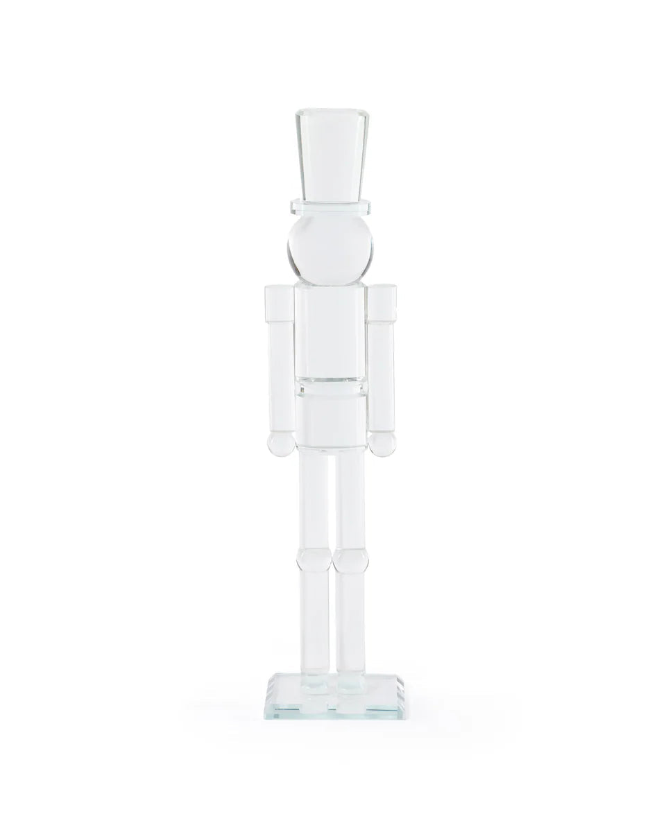Glass Décor Nutcracker, 16"