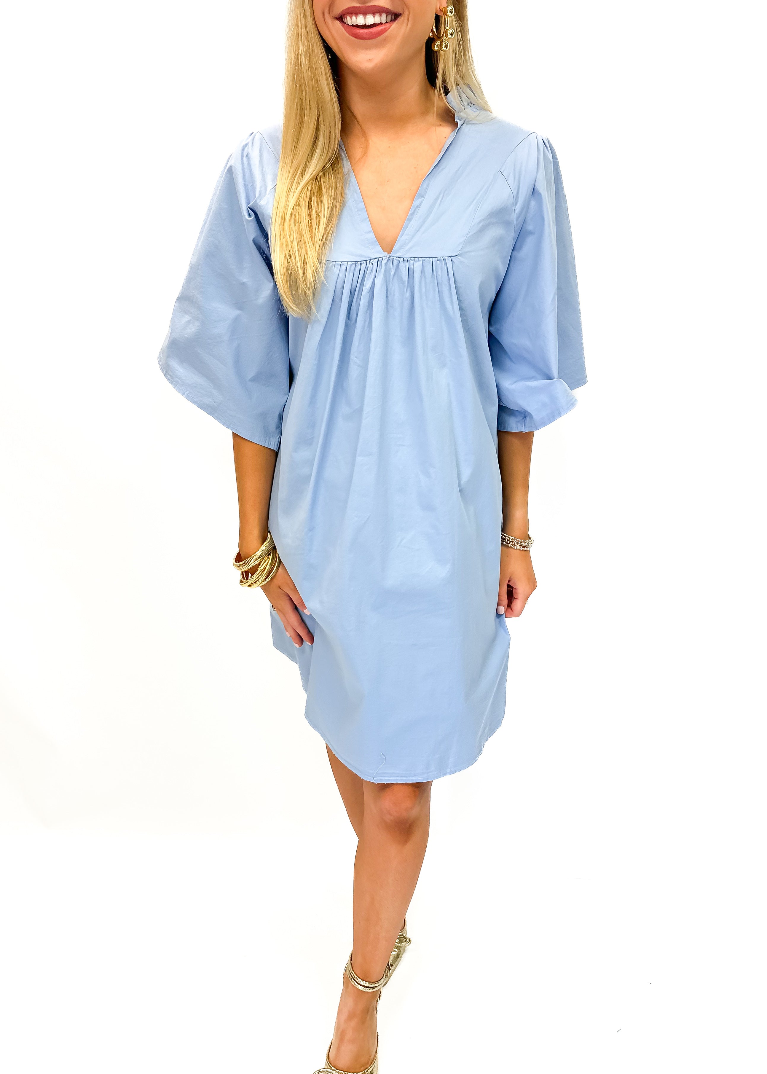 Sofia Nicola Dress - Celeste - Gabrielle's Biloxi