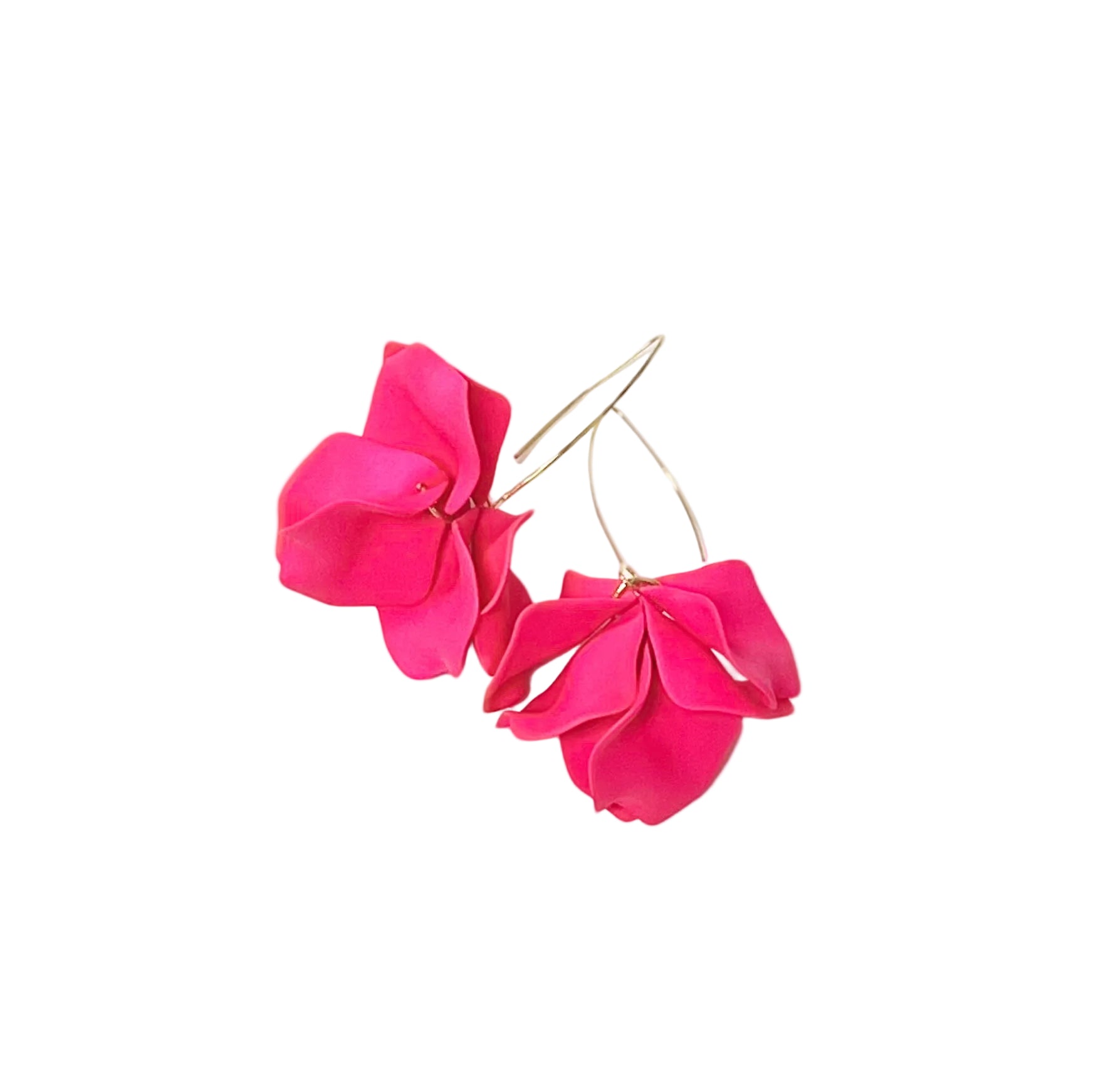 Virtue Hyacinth Tiered Marquis Earrings -Hot Pink - Gabrielle's Biloxi