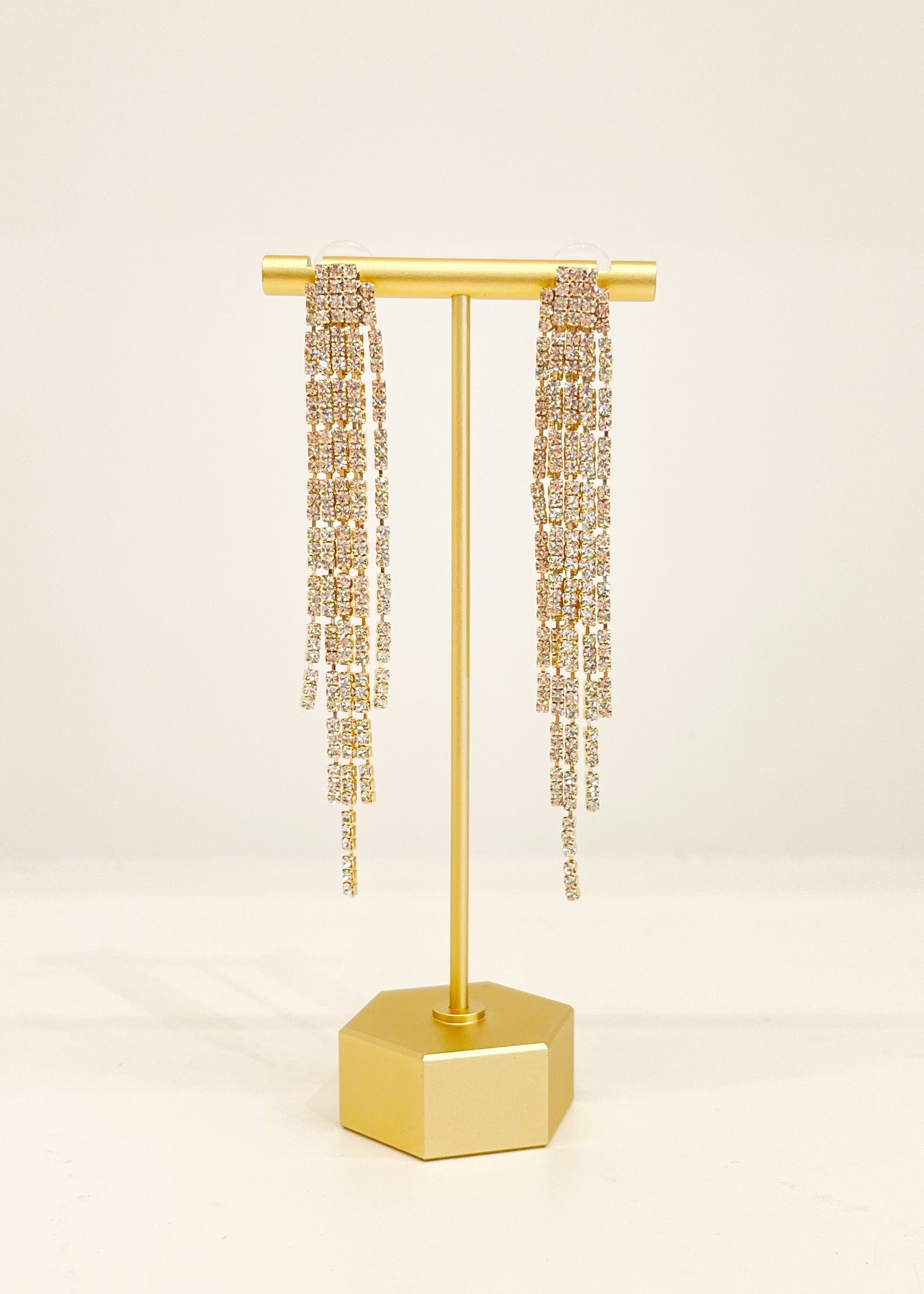 Crystal Champagne Earrings