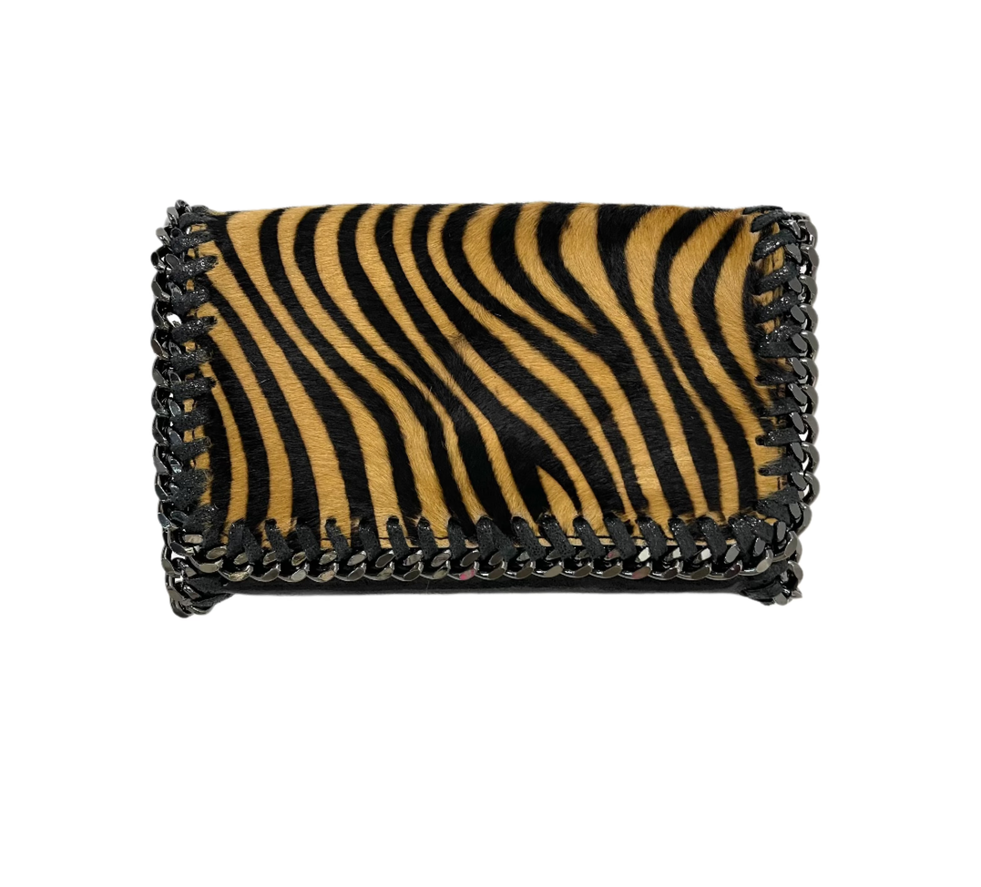 German Fuentes Leather Crossbody Clutch - Cowhide Tiger - Gabrielle's Biloxi