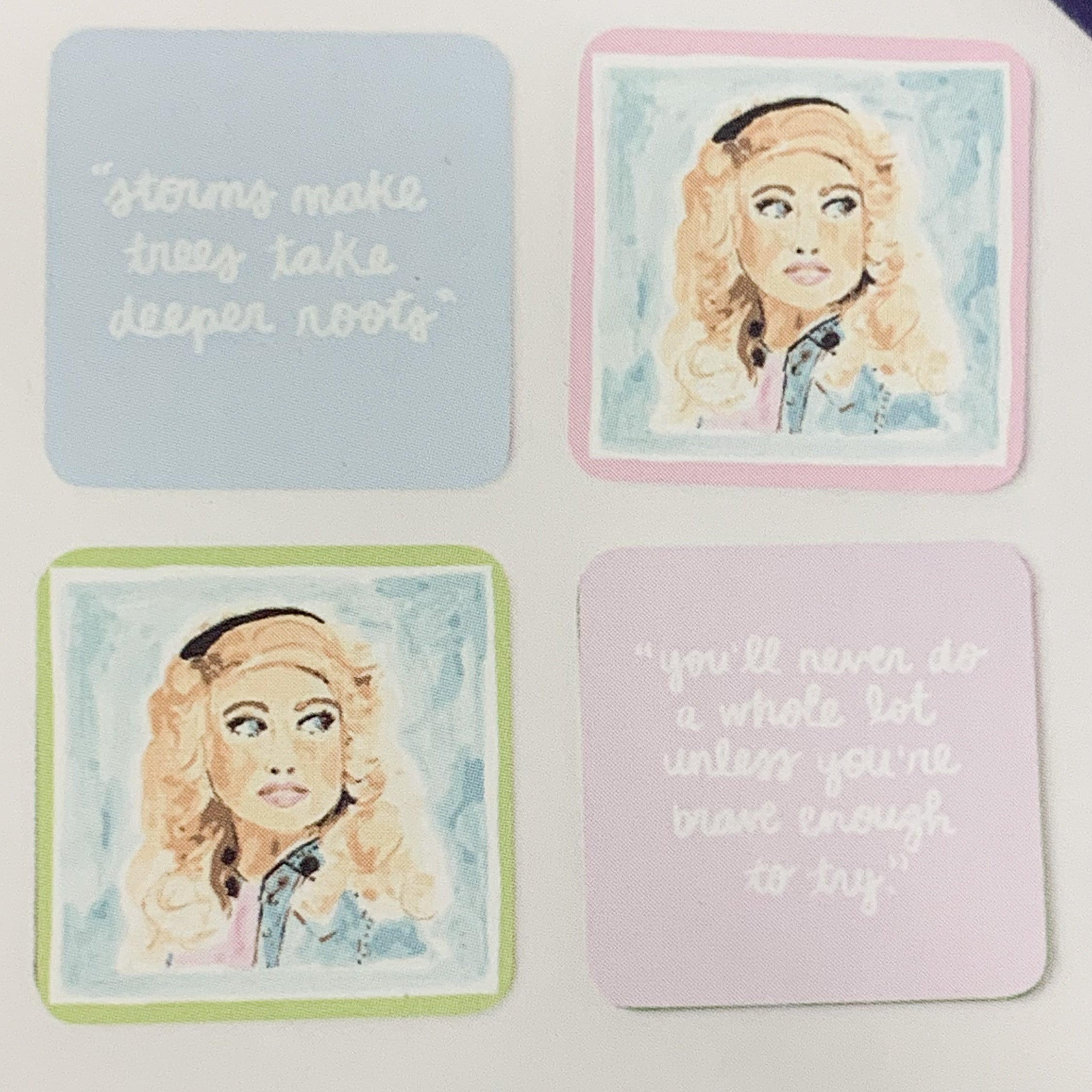 Keva We Love Dolly Coasters Set/4 - Gabrielle's Biloxi