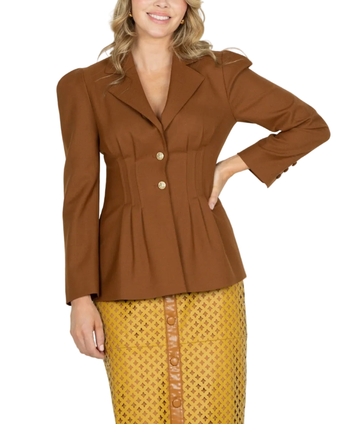 Stella Blazer - Pecan