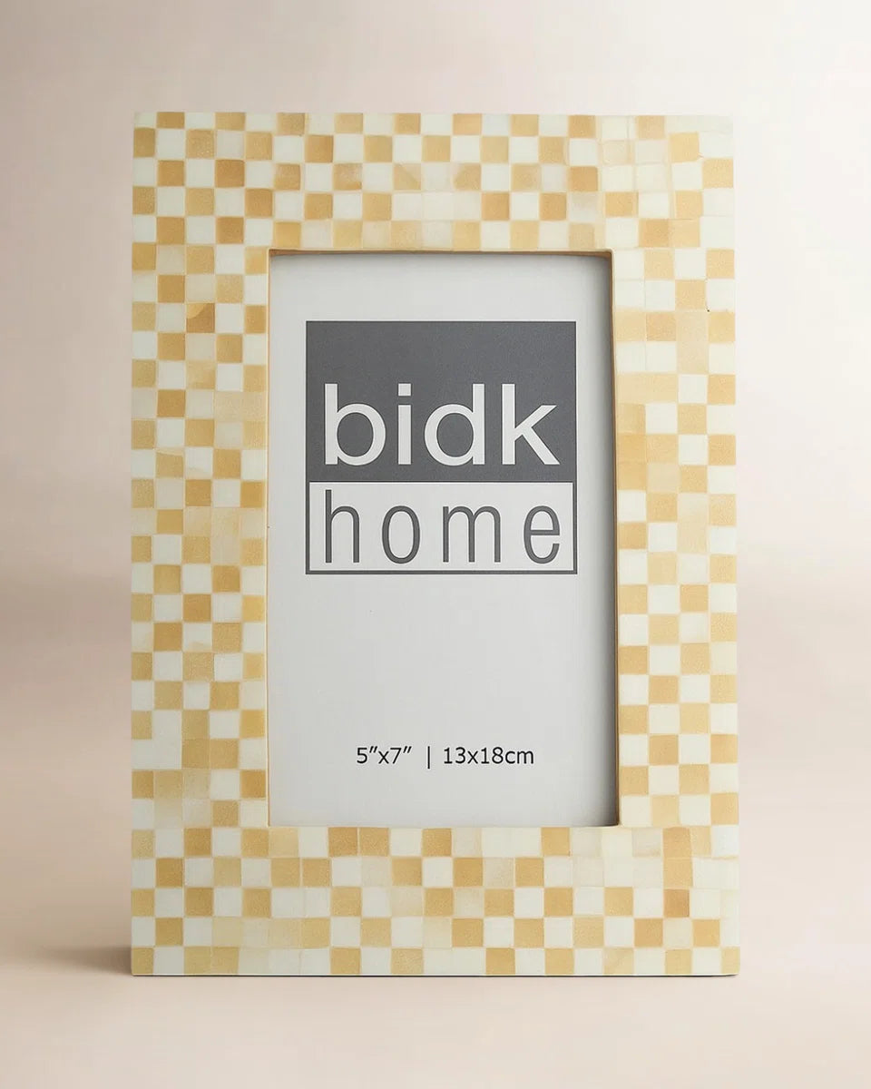 5X7" Mosaic Frame - Light Brown - Gabrielle's Biloxi