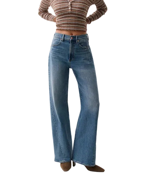 Pistola Kyra High Rise Bowed Wide Leg - Eureka