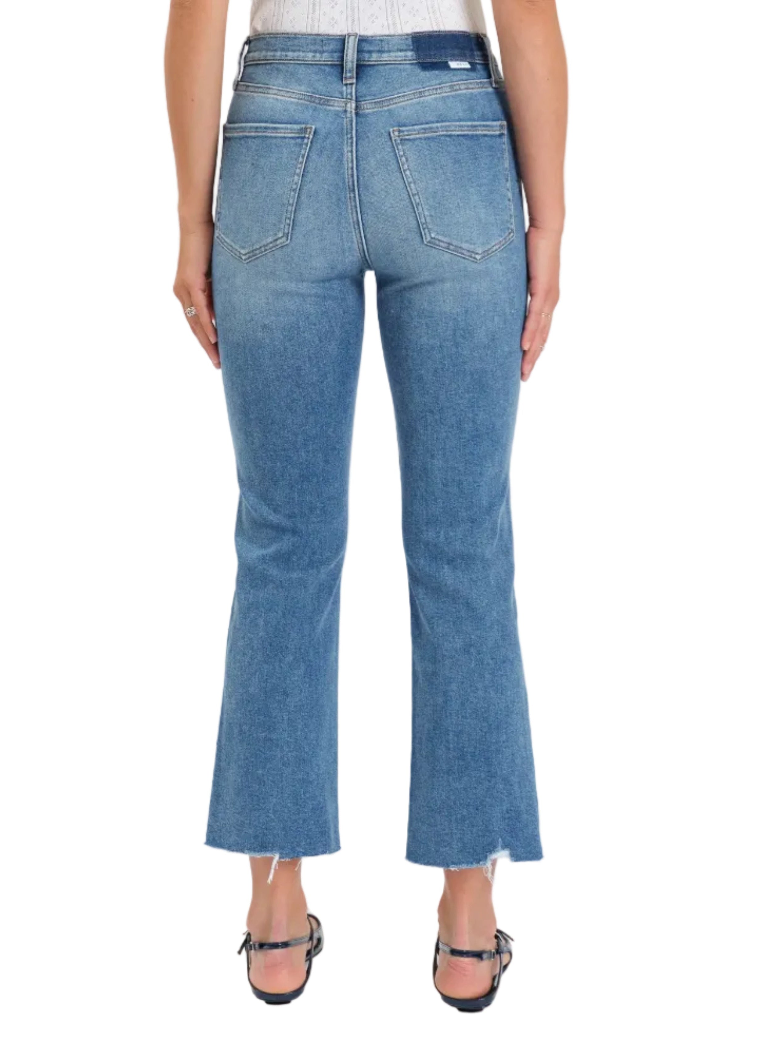 SHY GIRL HIGH RISE CROP FLARE
