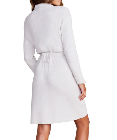 Barefoot Dreams Cozychic Lite Ribbed Robe - Sea Salt - Gabrielle's Biloxi