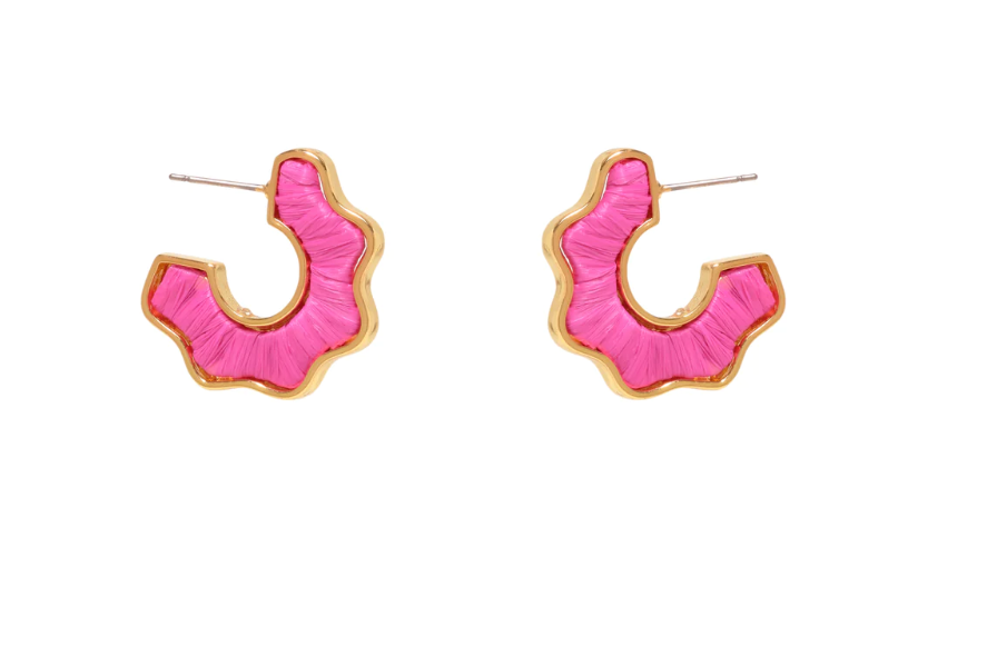 Mignonne Gavigan Darby Hoops - Magenta - Gabrielle's Biloxi