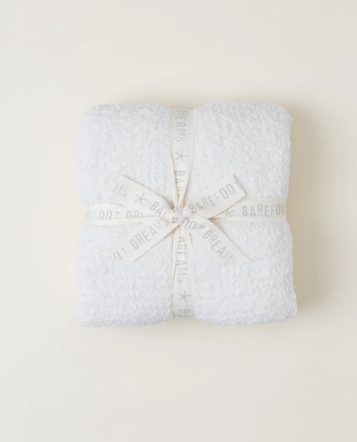Barefoot Dreams CozyChic Throw Cream - Gabrielle's Biloxi