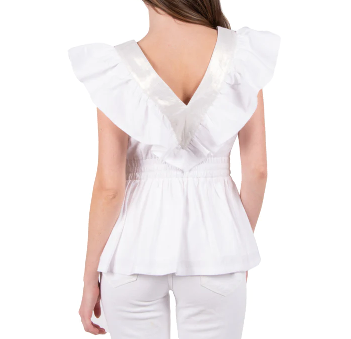 Emily McCarthy Camille Tank - White Gold - Gabrielle's Biloxi