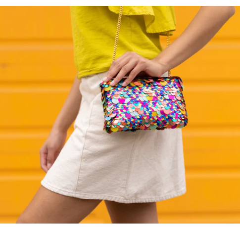 Simitri Rainbow Disco Clutch - Gabrielle's Biloxi