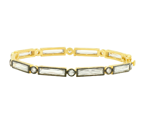 Freida Rothman Color Theory Baguette Bar Hinge Bangle - Gabrielle's Biloxi