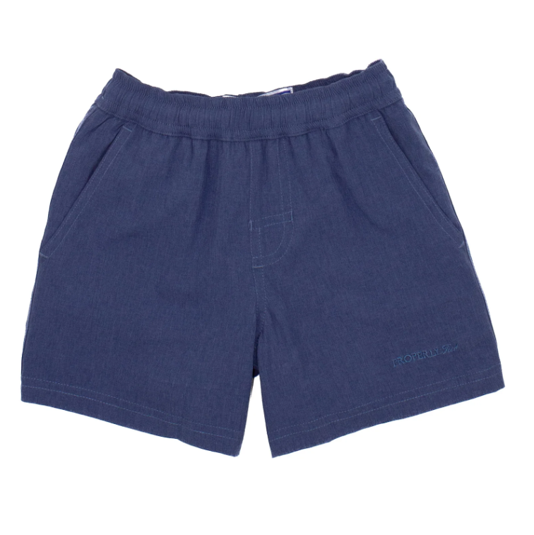 Properly Tied Boys Ace Short - Marine Navy - Gabrielle's Biloxi