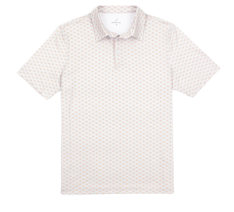 Properly Tied Men's Inlet Polo - Baseball Shield - Gabrielle's Biloxi