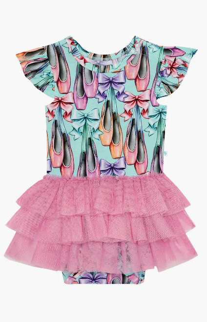 Posh Peanut Irina - Ruffled Cap Sleeve Tulle Skirt Bodysuit Gabrielle's Biloxi Posh Peanut Irina - Ruffled Cap Sleeve Tulle Skirt Bodysuit Gabrielle's Biloxi