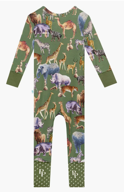 Posh Peanut Newborn Convertible One Piece - Safari - Gabrielle's Biloxi