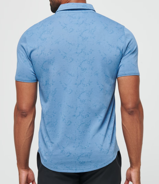 Travis Mathew Warmer Tides Scoop Polo - Coronet - Gabrielle's Biloxi