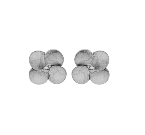 Sheila Fajl Flower Studs - Silver - Gabrielle's Biloxi