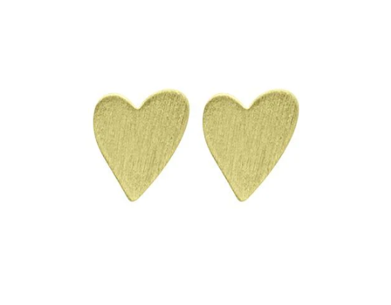 Sheila Fajl Amores Studs - Brushed Gold - Gabrielle's Biloxi