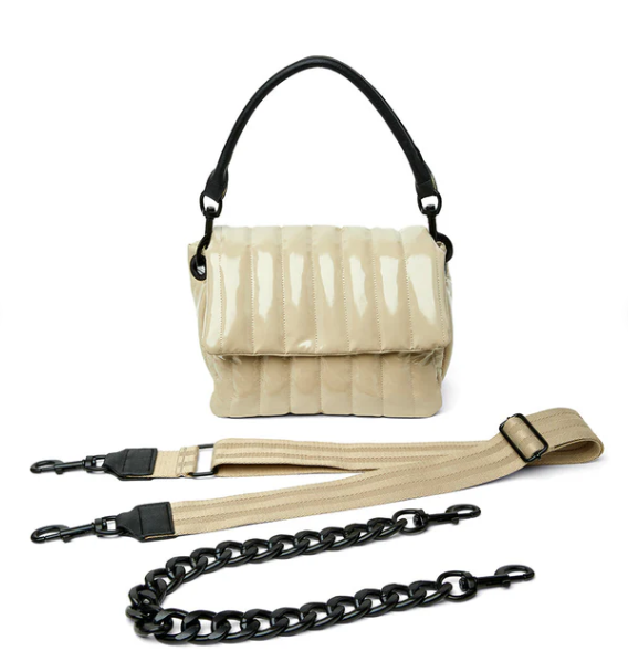Think Royln Bar Bag - Blonde Patent - Gabrielle's Biloxi
