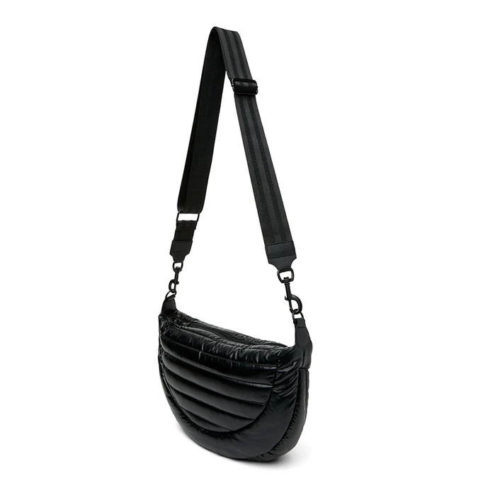 Think Royln Elton Hobo Cross Body (Black on Black) - Pearl Black - Gabrielle's Biloxi