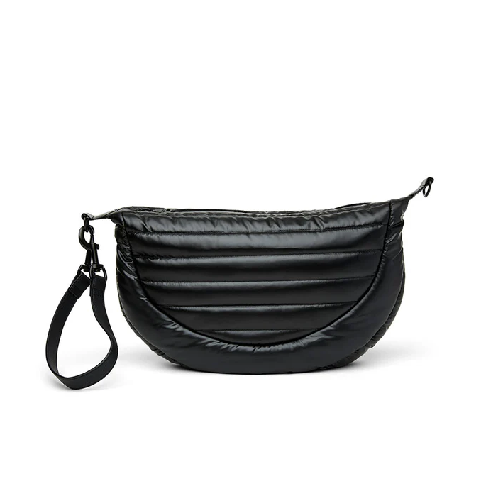 Think Royln Elton Hobo Cross Body (Black on Black) - Pearl Black - Gabrielle's Biloxi