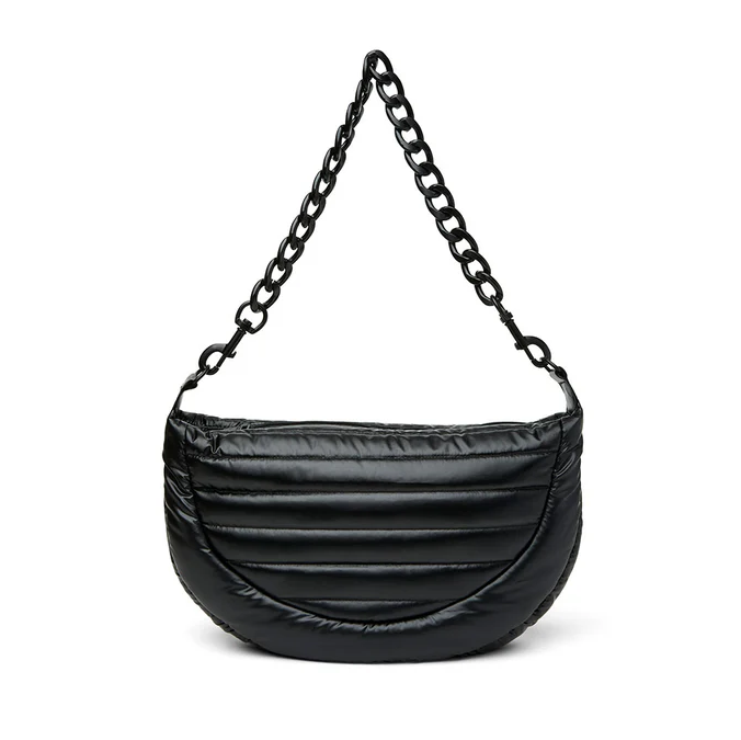 Think Royln Elton Hobo Cross Body (Black on Black) - Pearl Black - Gabrielle's Biloxi