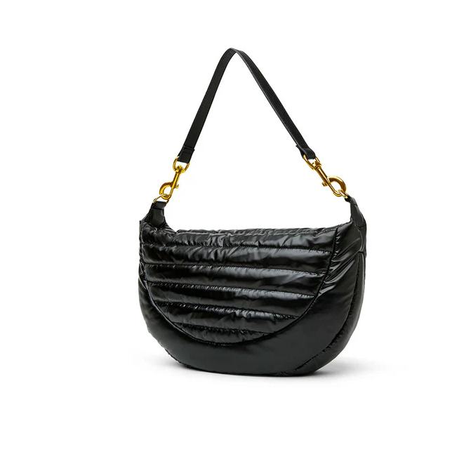 Think Royln Elton Hobo Cross Body (Gold Chain) - Pearl Black - Gabrielle's Biloxi