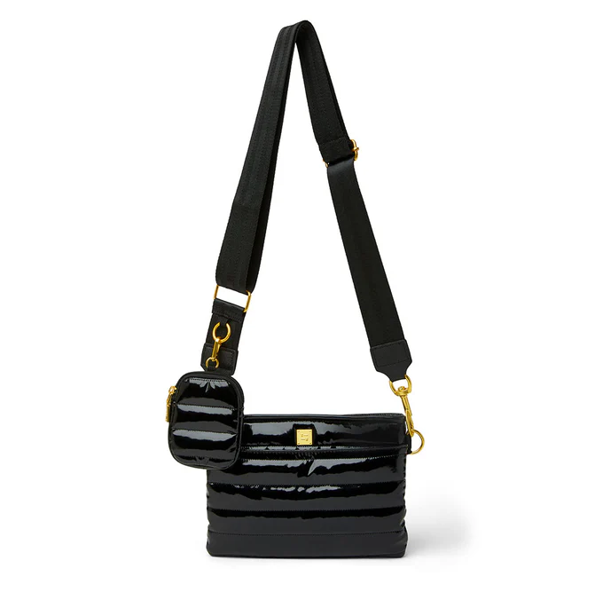 Think Royln Downtown Cross Body - Black Patent - Gabrielle's Biloxi
