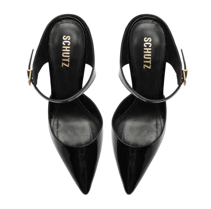 Schutz Laura Mule - Black - Gabrielle's Biloxi