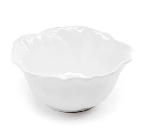 Peony White 10" Serving Bowl - Gabrielle's Biloxi