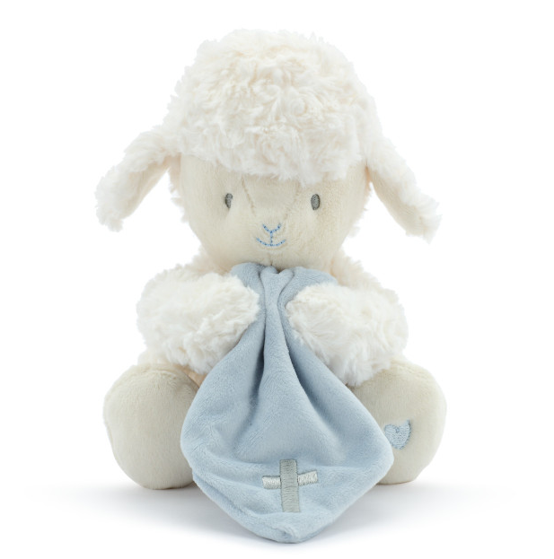 Demdaco Blue Jesus Loves Me Mechanical Lamb - Gabrielle's Biloxi