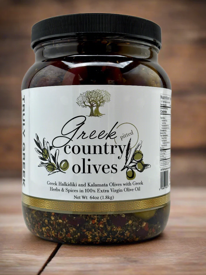 Greek Country Olive Mix - 1/2 Gallon - Gabrielle's Biloxi